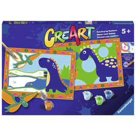 Ravensburger CreArt Kit Pintura JUNIOR 2 x Dinosaurios