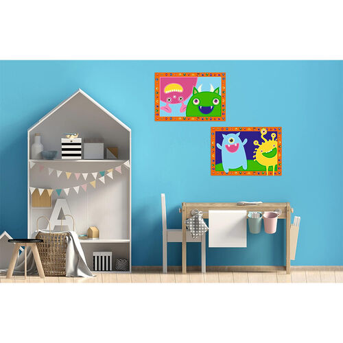 Ravensburger CreArt Kit Pintura JUNIOR 2 x Monstruos