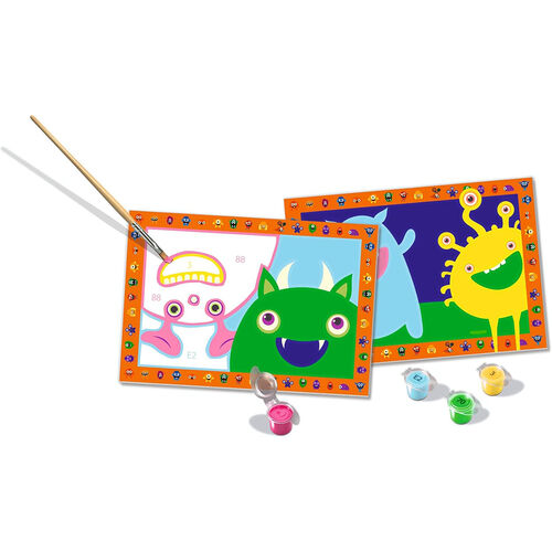 Ravensburger CreArt Kit Pintura JUNIOR 2 x Monstruos