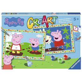 Ravensburger CreArt Kit Pintura JUNIOR 2 x Peppa Pig