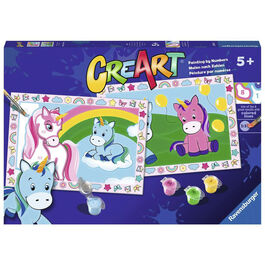 Ravensburger CreArt Kit Pintura JUNIOR 2 x Unicornios Divertidos