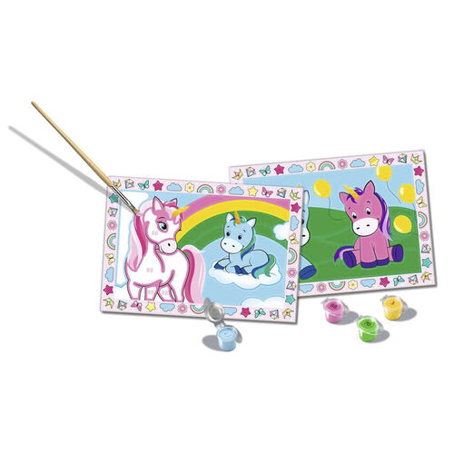 Ravensburger CreArt Kit Pintura JUNIOR 2 x Unicornios Divertidos