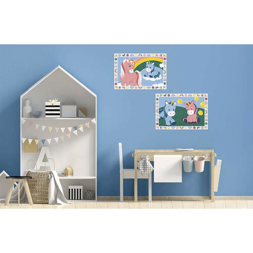 Ravensburger CreArt Kit Pintura JUNIOR 2 x Unicornios Divertidos