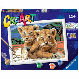 Ravensburger CreArt Kit Pintura Cachorros de León
