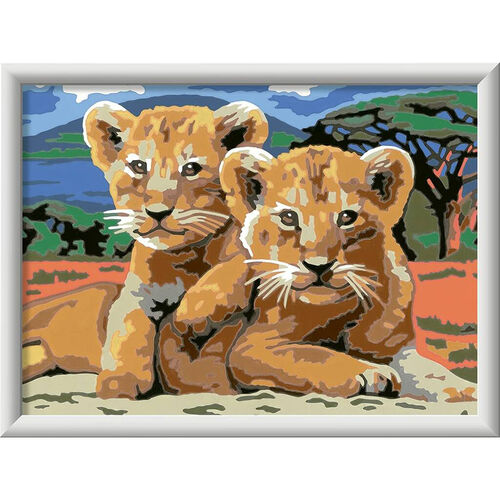 Ravensburger CreArt Kit Pintura Cachorros de León