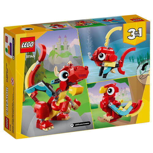 LEGO CREATOR 3EN1 - DRAGÓN ROJO