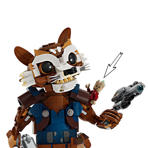 LEGO MARVEL - ROCKET Y BEBÉ GROOT
