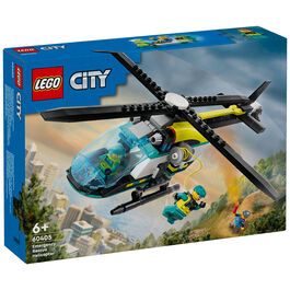 LEGO CITY - HELICÓPTERO DE RESCATE PARA EMERGENCIAS