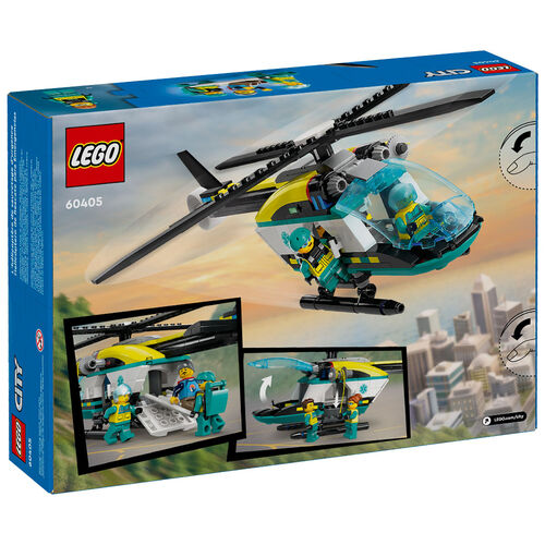 LEGO CITY - HELICÓPTERO DE RESCATE PARA EMERGENCIAS