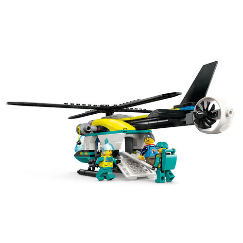 LEGO CITY - HELICÓPTERO DE RESCATE PARA EMERGENCIAS
