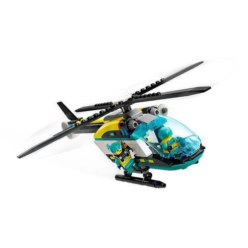 LEGO CITY - HELICÓPTERO DE RESCATE PARA EMERGENCIAS