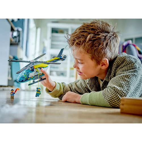 LEGO CITY - HELICÓPTERO DE RESCATE PARA EMERGENCIAS
