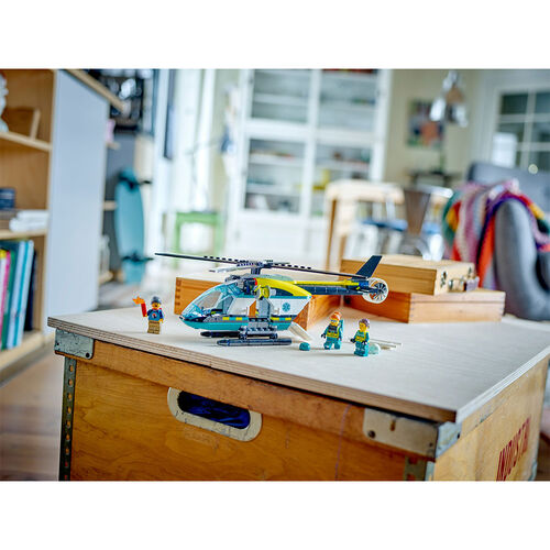 LEGO CITY - HELICÓPTERO DE RESCATE PARA EMERGENCIAS