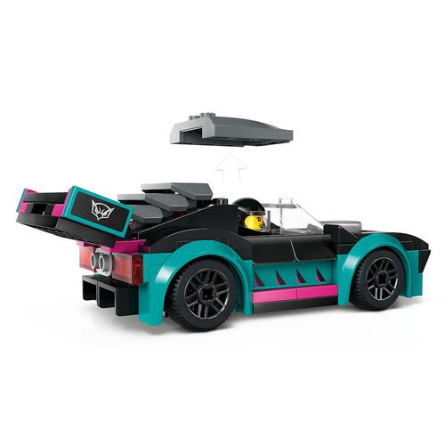 LEGO CITY - COCHE DE CARRERAS Y CAMIÓN DE TRANSPORTE