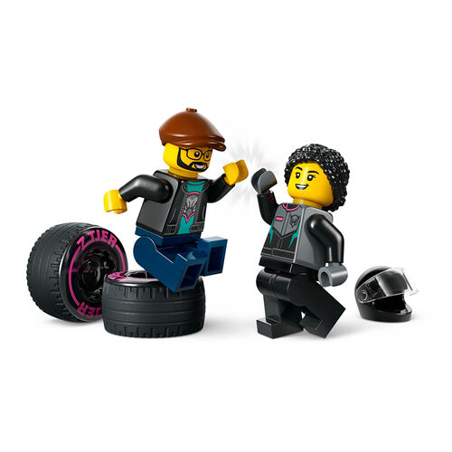 LEGO CITY - COCHE DE CARRERAS Y CAMIÓN DE TRANSPORTE