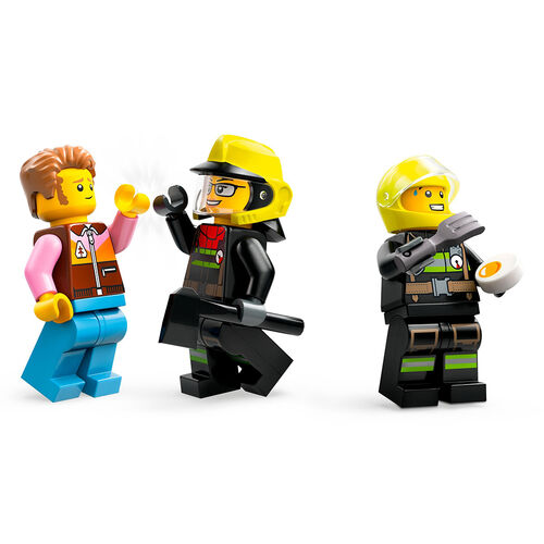 LEGO CITY - CAMIÓN DE BOMBEROS 4X4 CON BARCO DE RESCATE