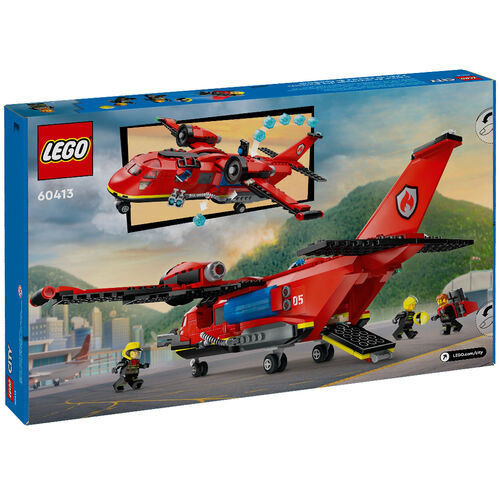 LEGO CITY - AVIÓN DE RESCATE DE BOMBEROS