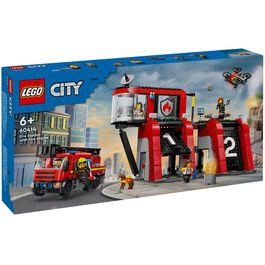 LEGO CITY - PARQUE DE BOMBEROS CON CAMIÓN DE BOMBEROS
