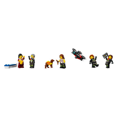 LEGO CITY - PARQUE DE BOMBEROS CON CAMIÓN DE BOMBEROS