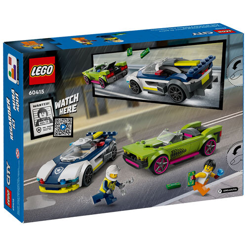 LEGO CITY - COCHE DE POLICÍA Y POTENTE DEPORTIVO