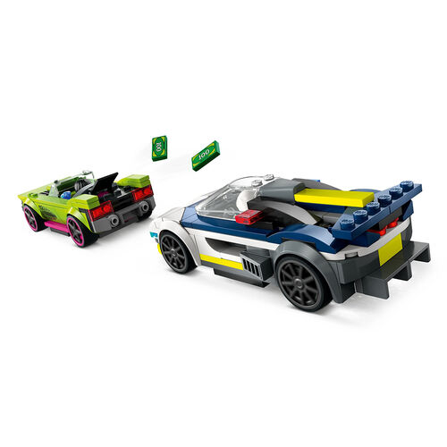 LEGO CITY - COCHE DE POLICÍA Y POTENTE DEPORTIVO