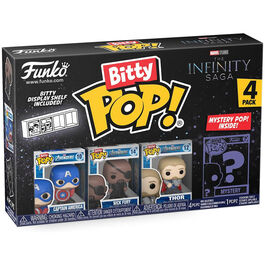 FUNKO BITTY POP! LA SAGA DEL INFINITO - CAPITÁN AMÉRICA, NICK FURIA, THOR ¿?