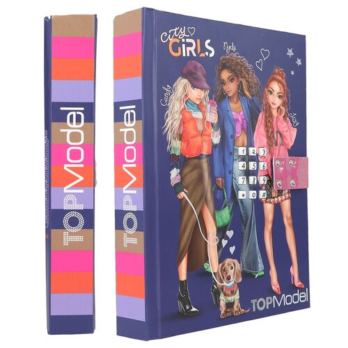 TOP MODEL - DIARIO CON CÓDIGO SECRETO CITY GIRLS