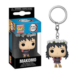 FUNKO POCKET POP! LLAVERO: DEMON SLAYER - MAKOMO CON CORONA DE FLORES