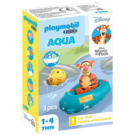 PLAYMOBIL - 1.2.3 & DISNEY: PASEO EN BOTE HINCHABLE CON TIGGER