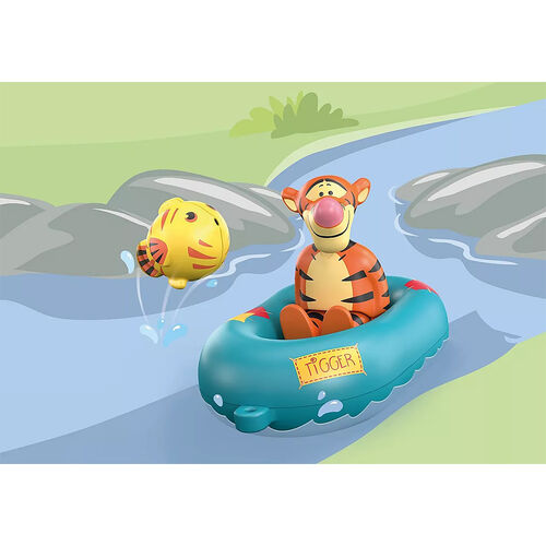 PLAYMOBIL 1.2.3 & DISNEY - PASEO EN BOTE HINCHABLE CON TIGGER