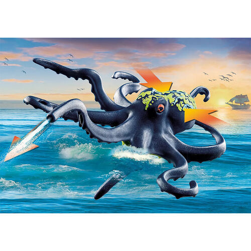 PLAYMOBIL - BATALLA CON PULPO GIGANTE