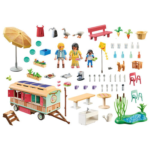 PLAYMOBIL COUNTRY - CAFÉ TREN CON HUERTO
