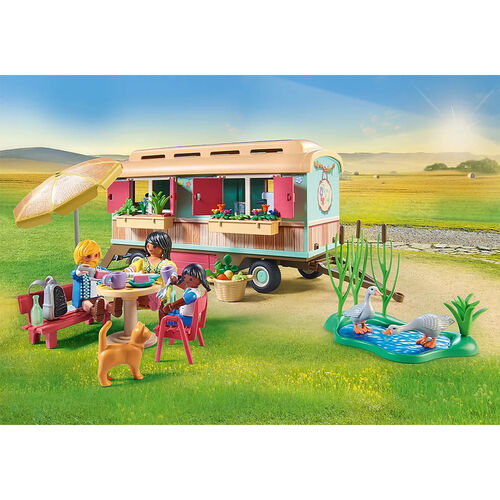 PLAYMOBIL COUNTRY - CAFÉ TREN CON HUERTO