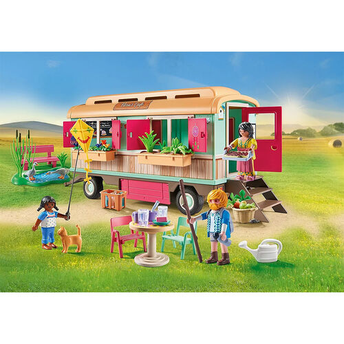 PLAYMOBIL COUNTRY - CAFÉ TREN CON HUERTO
