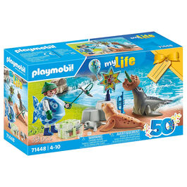 PLAYMOBIL - CUIDADOR CON ANIMALES
