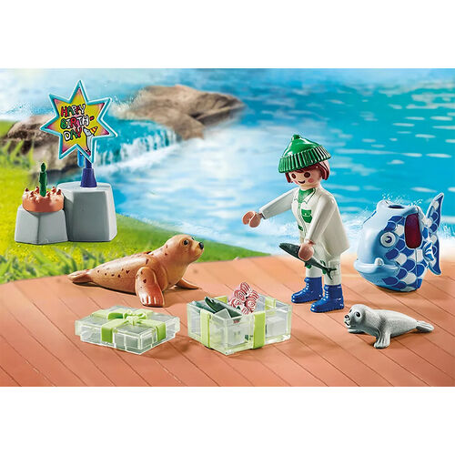 PLAYMOBIL MY LIFE - CUIDADOR CON ANIMALES