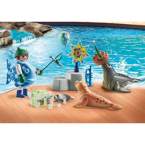 PLAYMOBIL MY LIFE - CUIDADOR CON ANIMALES