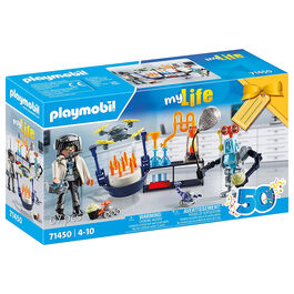 PLAYMOBIL - INVESTIGADORES CON ROBOTS