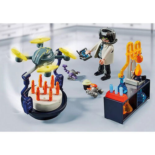 PLAYMOBIL MYLIFE - INVESTIGADORES CON ROBOTS