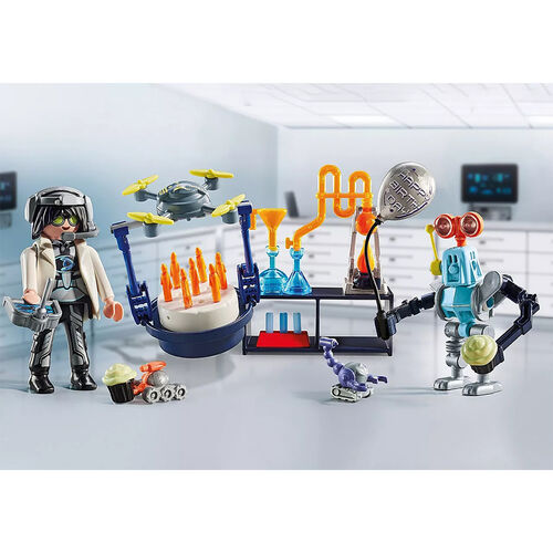 PLAYMOBIL MYLIFE - INVESTIGADORES CON ROBOTS