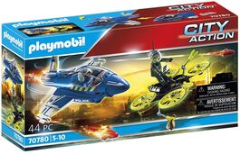 PLAYMOBIL - POLICÍA AVIÓN: PERSECUCIÓN DRON