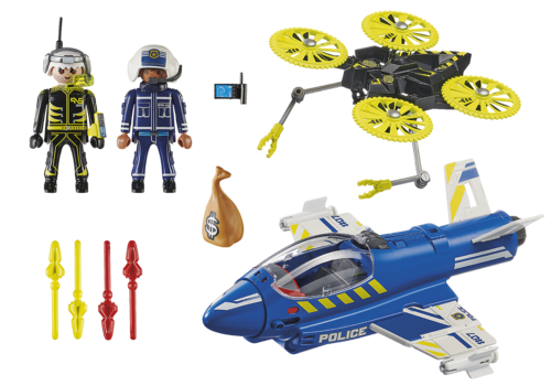 PLAYMOBIL - POLICÍA AVIÓN: PERSECUCIÓN DRON