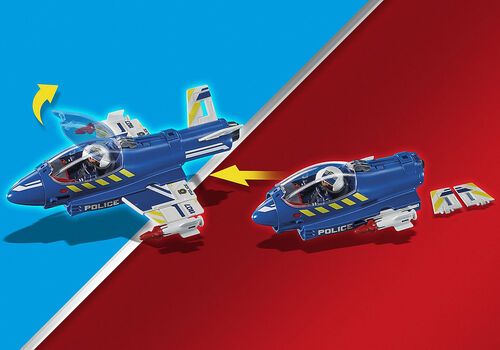 PLAYMOBIL - POLICÍA AVIÓN: PERSECUCIÓN DRON