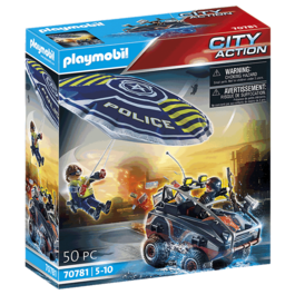 PLAYMOBIL - POLICÍA PARACAÍDAS: PERSECUCIÓN DEL VEHÍCULO ANFIBIO