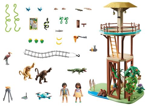 PLAYMOBIL - WILTOPIA: TORRE DE INVESTIGACIÓN CON BRÚJULA