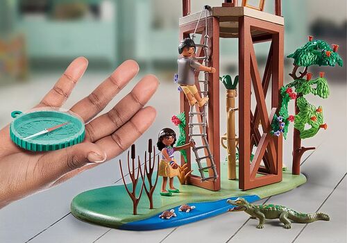 PLAYMOBIL - WILTOPIA: TORRE DE INVESTIGACIÓN CON BRÚJULA