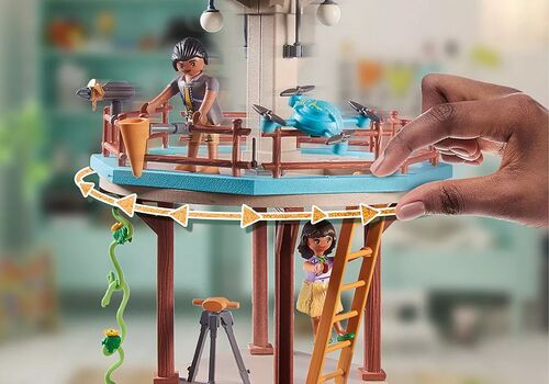 PLAYMOBIL - WILTOPIA: TORRE DE INVESTIGACIÓN CON BRÚJULA