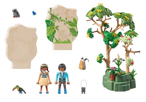PLAYMOBIL - WILTOPIA: LUZ NOCTURNA DE SELVA TROPICAL