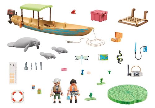 PLAYMOBIL - WILTOPIA: VIAJE EN BARCO HASTA LOS MANATÍES