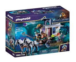 PLAYMOBIL - VIOLET VALE: CARRUAJE DE MERCADERES